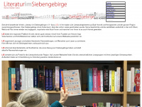 literatur-im-siebengebirge.de Webseite Vorschau