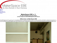 makerspace-ebe.de Webseite Vorschau