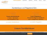 vitalhaus-bähr.de Webseite Vorschau