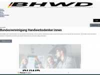 bhwd.org Webseite Vorschau