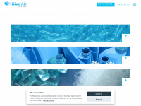 blue-air-systems.com Webseite Vorschau