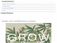 cannabis-domains.de Webseite Vorschau