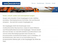 saugbagger-plus.ch Webseite Vorschau