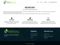 nutrisolution.info Webseite Vorschau