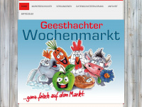 wochenmarkt-geesthacht.info Webseite Vorschau