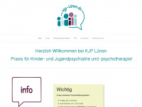 kjp-luenen.de Webseite Vorschau