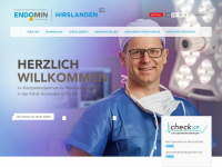 endomin.ch Webseite Vorschau