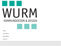 wurmdesign.de Webseite Vorschau