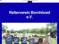 reitervereinbornhoeved.wordpress.com Webseite Vorschau