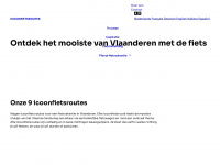 icoonfietsroutes.be Webseite Vorschau