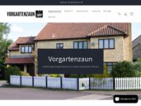 vorgartenzaun.shop Webseite Vorschau