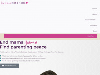 lessdramamoremama.com Webseite Vorschau