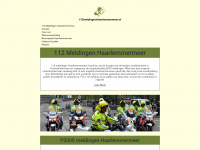 112meldingenhaarlemmermeer.nl Webseite Vorschau