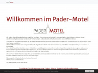 pader-motel.de Webseite Vorschau