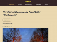 eventkeller-rockcreeks.de Webseite Vorschau