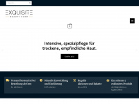 exquisit-beauty.com Webseite Vorschau