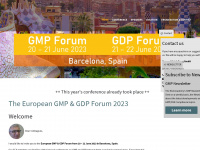gmp-conference.org Webseite Vorschau
