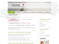 goeckel-druck.de Webseite Vorschau