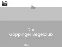 goeppinger-segelclub.de Webseite Vorschau