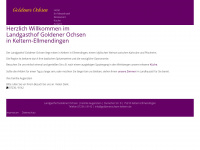 goldenerochsen-keltern.de Webseite Vorschau