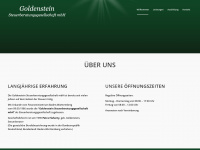 goldenstein.com Webseite Vorschau