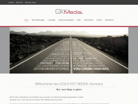 goldkeymedia.de Webseite Vorschau
