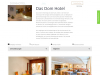 dom-hotel.de Webseite Vorschau