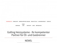 golling-bruchsal.de Webseite Vorschau