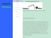 gospelchor-waldburg.de Webseite Vorschau