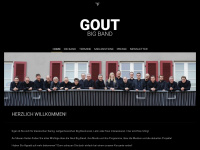gout-bigband.de Webseite Vorschau