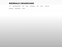 biennalechianciano.org Webseite Vorschau