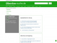 olbernhau-suche.de Webseite Vorschau