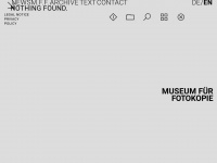 museum-fotokopie.de Webseite Vorschau