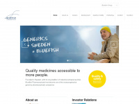 bluefishpharma.com Webseite Vorschau