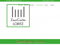 zauncenter-loritz.de Webseite Vorschau