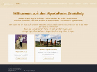 brandtely-alpakas.de Webseite Vorschau