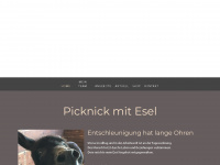 picknick-mit-esel.ch Webseite Vorschau