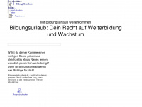 meinbildungsurlaub.de Webseite Vorschau