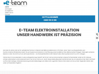 eteam.co.at Webseite Vorschau