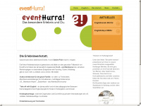 eventhurra.at Webseite Vorschau