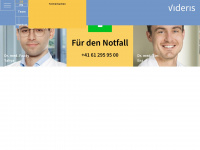 videris.ch Webseite Vorschau