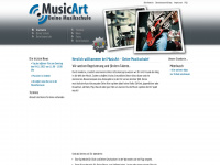 musicart-deinemusikschule.de Webseite Vorschau