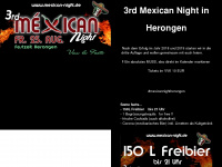 mexican-night.de Webseite Vorschau