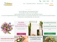 blumenparadies-distler.de Webseite Vorschau