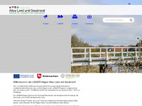 leader-altesland-geestrand.de Webseite Vorschau
