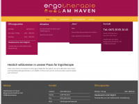 ergo-am-haven.de Webseite Vorschau