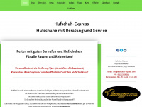 hufschuh-express.de Webseite Vorschau