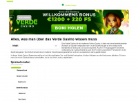 verdecasino.de.com Webseite Vorschau