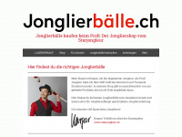 jonglierbaelle.ch Webseite Vorschau