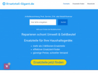 ersatzteil-gigant.de Webseite Vorschau